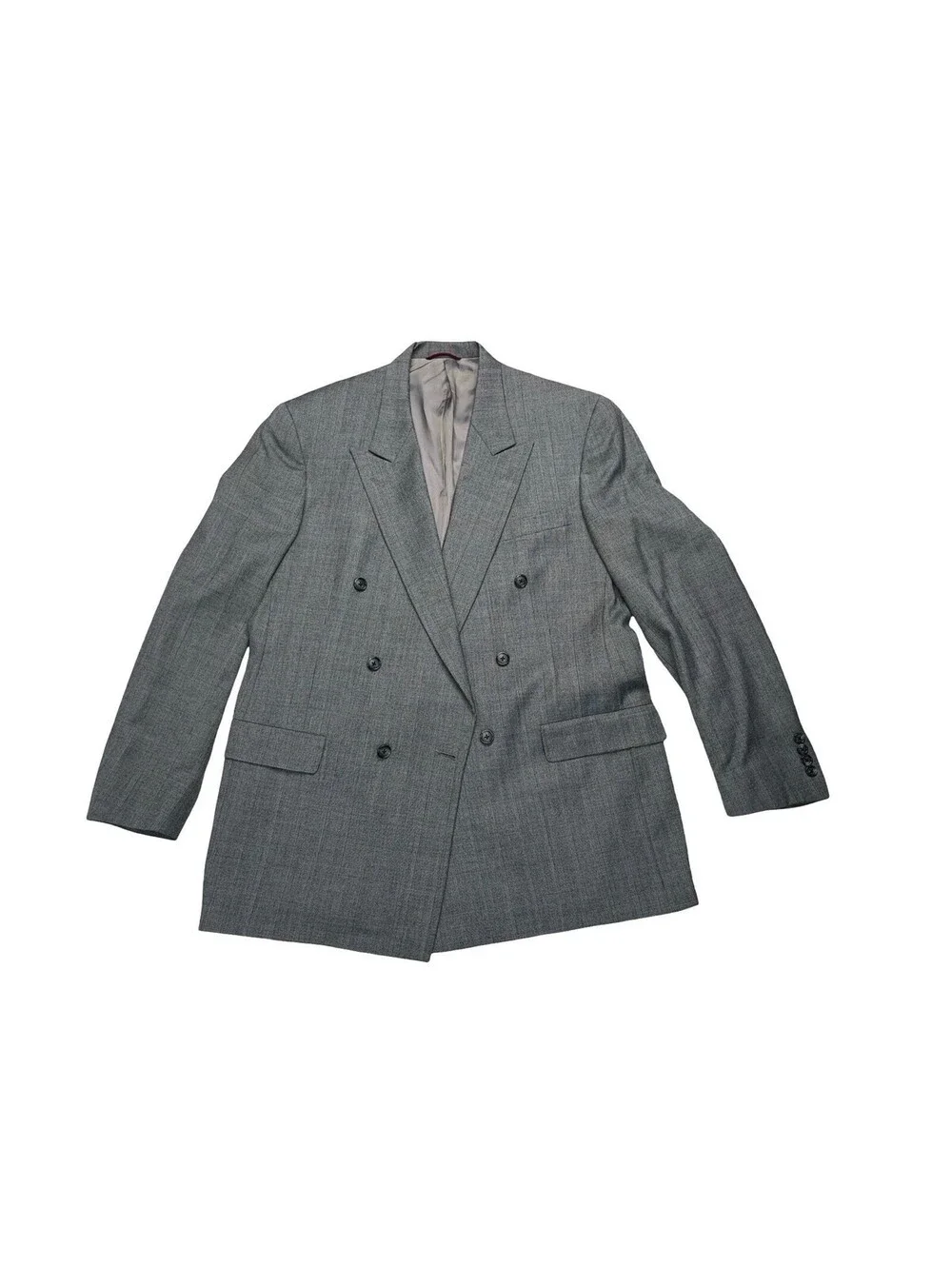 Jacobsons Hart Schaffner Marx Gray Breasted Blazer Mens Measurements